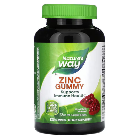 Nature's Way Zinc Çinko Mixed Berry Children's Adults Minerals 120 Gummies