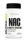 NutraBio NAC N-Acetyl Cysteine 600 mg 90 Veggie Capsules