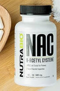 NutraBio NAC N-Acetyl Cysteine 600 mg 90 Veggie Capsules