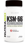 NutraBio Labs Ashwagandha KSM-66 600 mg 90 Vegetarian Capsules