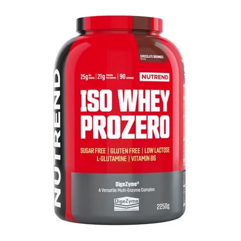 Nutrend Iso Whey Prozero Protein 2250 Gr Chocolate Brownie