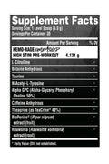 Nutrex Research Hemo Rage Unleashed High Stim PreWorkout