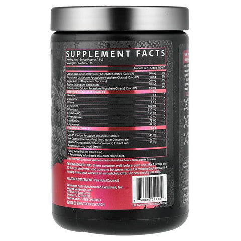 Nutrex Research EAA Hydration Essential Amino Acid Complex 390 g - Fruit Punch