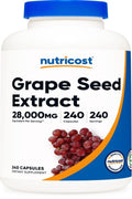 Nutricost Grape Seed Extract Kalp koruyucu + Tansiyon + Kan dolaşımı