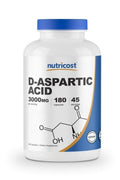 Nutricost DAA Aspartic Acid 3000 MG 180 Capsules