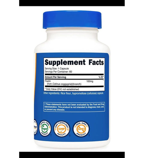 Nutricost Fisetin Capsules 100MG 60 Capsules