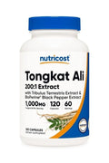 Nutricost Tongkat Ali Tribulus Mix 1000 Mg 120 Capsules