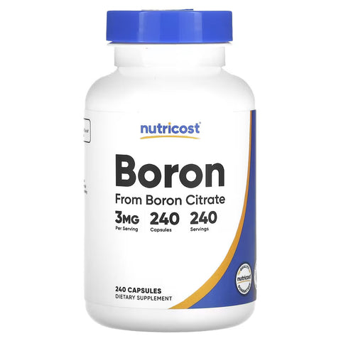 Nutricost 3 mg Boron 240 Capsules