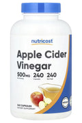 Nutricost Apple Cider Vinegar Weight Management 500 mg 240 Capsules
