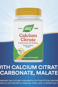 Nature's Way Calcium Citrate carbonate malate 100 Caps