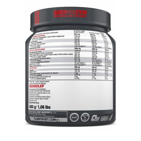 OLİMP Redweiler Preworkout Powder 480 GR 80 Servis