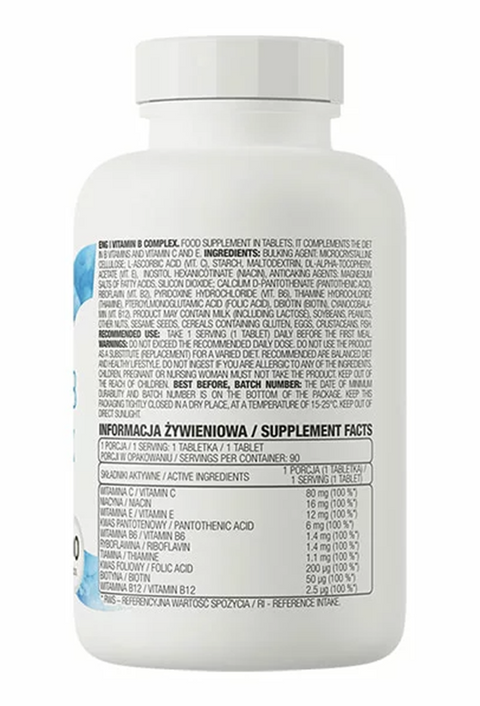 Ostrovit Vitamin B Complex 90 Tablet - Supplementhane