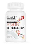 Ostrovit Vitamin D3 8000 IU + K2 - 60 Tablets - Supplementhane