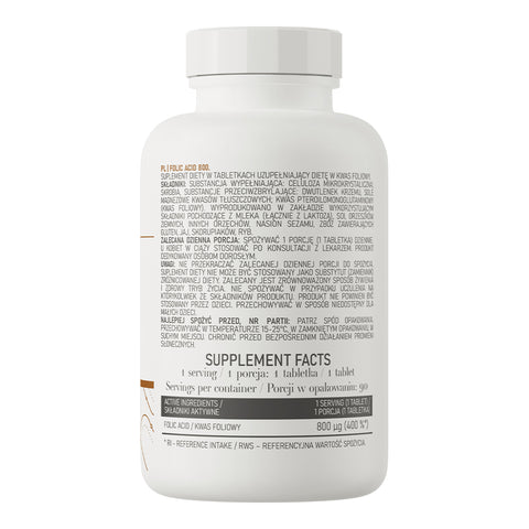 Ostrovit Folic acid 800 mcg Women's Health 90 caps