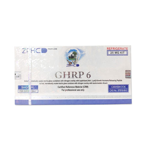 Zphc GHRP-6 25 mg 5 vials × 5 mg