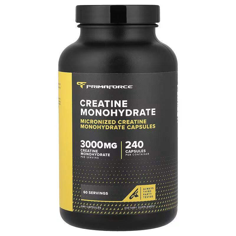 Primaforce Creatine Monohydrate Mikronize 240 Caps – Supplementhane