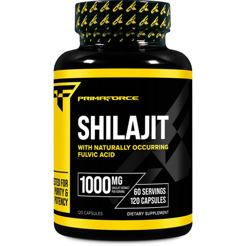 Primaforce Shilajit Naturally Occurring Fulvic Acid 120 Capsules