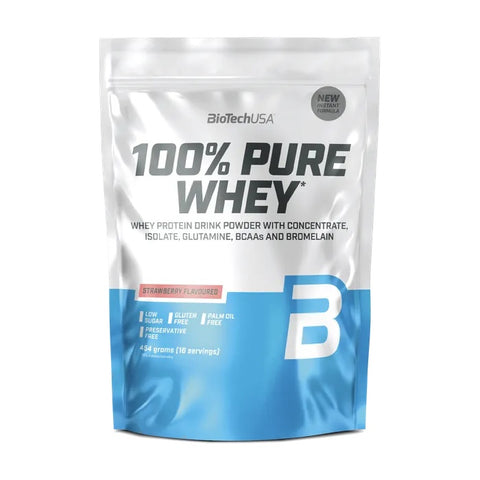 BioTechUSA Pure Whey Protein 454 Gr - ÇİLEK