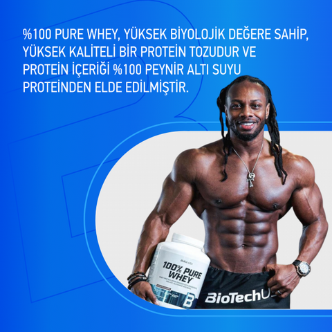 Biotech Usa Pure Whey Protein 1000 Gr - Çilek