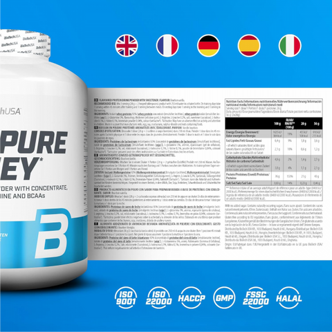 BioTechUSA Pure Whey Protein 2270 Gr - Çilek