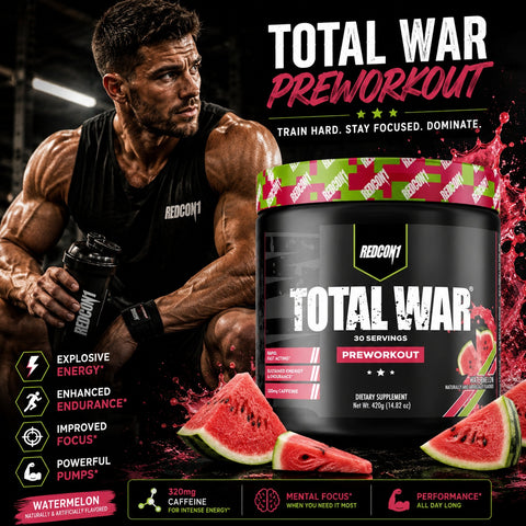 Redcon1 Total War Preworkout 420 gr - Watermelon