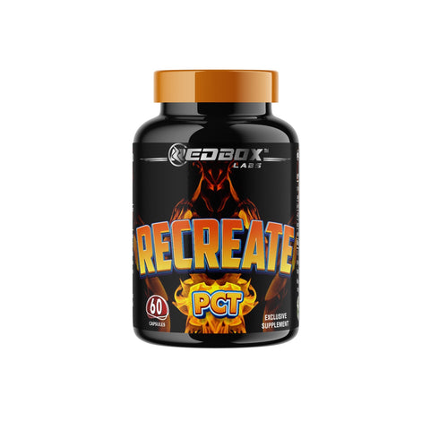 Red Box Labs Recreate PCT post cycle therapy Saw palmetto Nac Arimistane 60 Caps