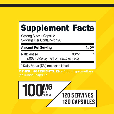 Primaforce Nattokinase 100 mg 2000 FU 120 Caps