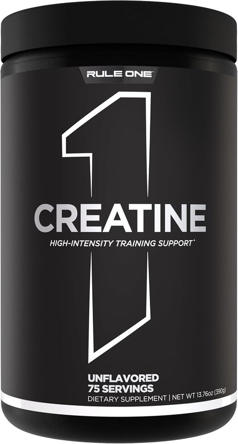 Rule 1 Creatine Powder – Pure Micronized Creatine Monohydrate 390 gr / 75 Servis