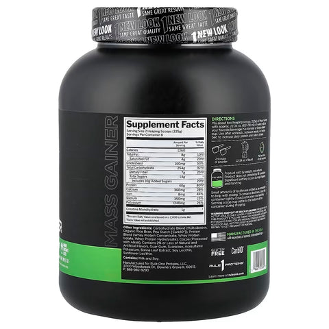 Rule One Proteins Mass Gainer Karbonhidrat tozu 2,6 Kg