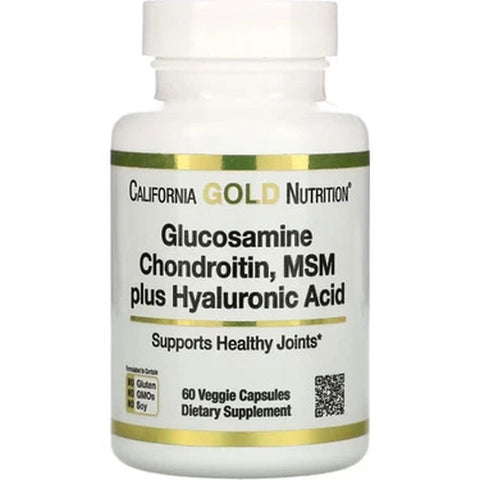 California Gold Nutrition, Glucosamine(Glukozamin) Chondroitin, MSM plus  60 Veggie Caps
