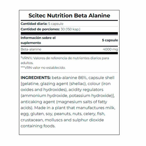 Scitec Nutrition Beta Alanine (150 caps)