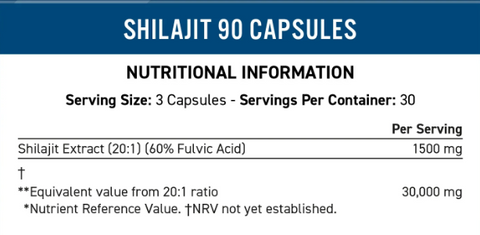 Applied Nutrition Shilajit 90 caps