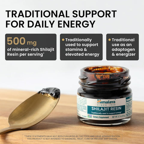 Himalaya Shilajit Resin 60% Fulvic Acid 20 gr