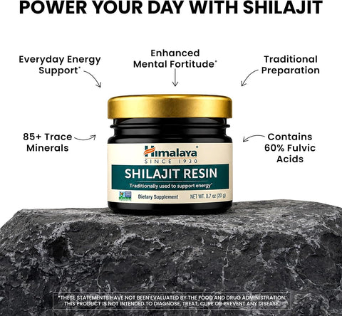 Himalaya Shilajit Resin 60% Fulvic Acid 20 gr