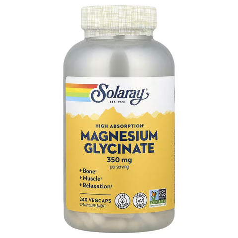 Solaray Magnesium Glycinate Sleep High Absorption 240 VegCaps