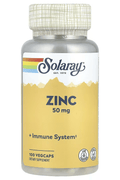 Solaray Zinc Pumpkin 50 mg 100 VegCaps