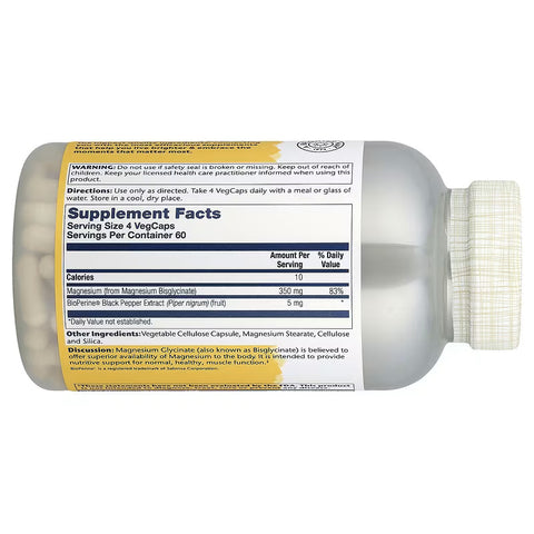 Solaray Magnesium Glycinate Sleep High Absorption 240 VegCaps