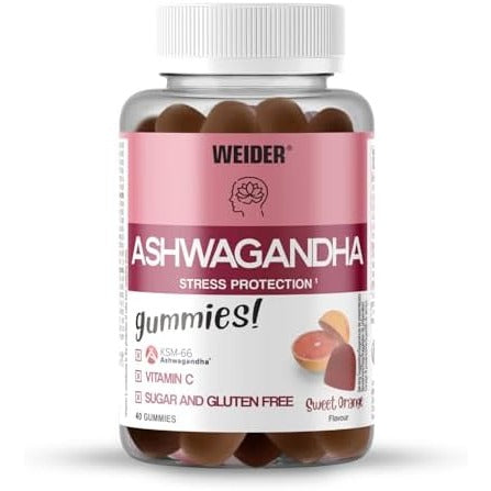 Weider Ksm66 Ashwagandha + C vitamin (Şekersiz) – 40 gummies