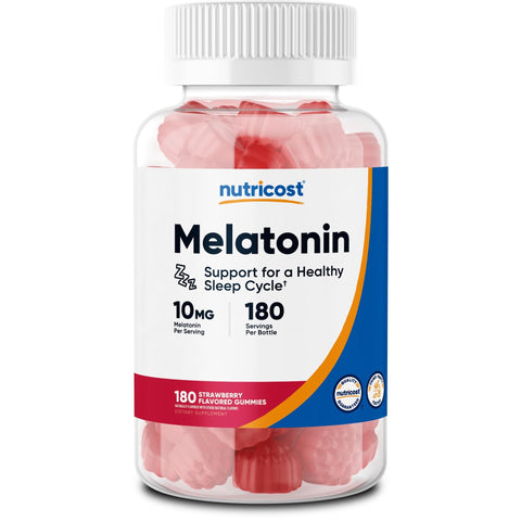 Nutricost Melatonin 10mg 180 Gummies