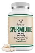 DOUBLE WOOD Spermidine 3HCL Over 100x More Potent Than Wheat Germ Extract for Cell Membrane, Telomere Health and Aging