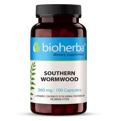Bioherba Southern Wormwood Artemisinin(Tatlı pelin otu) Anti Fungal Parasitic 260 mg 100 Caps