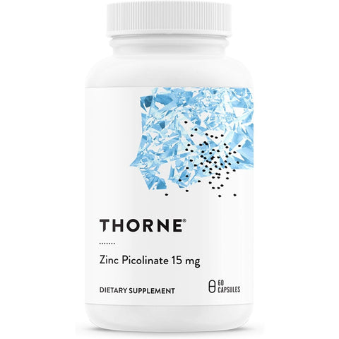 Thorne Zinc Picolinate 15mg - 60 CapsV - Çinko Takviyesi