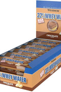 Weider Chocolate 35g Whey Wafer Bar - Pack of 12X35 Bars