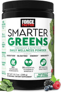 Force Factor Smarter Greens Detox Daily Gut Health Digestion 125 Million CFUs of Probiotics
