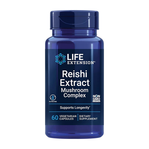 Life Extension Reishi Extract Mantar Mushroom Complex Antioksidan 60 Veg Caps