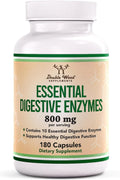 Double Wood Digestive Enzymes Bromelain Lactase 180 Caps