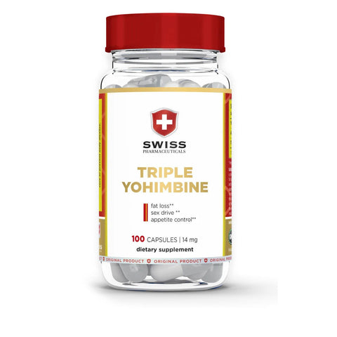 Swiss Triple Yohimbine Fat loss Appetite Control 100 Caps