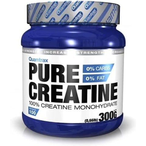 Quamtrax Nutrition Pure 100% Creatine Monohydrate 300 g - USA ABD