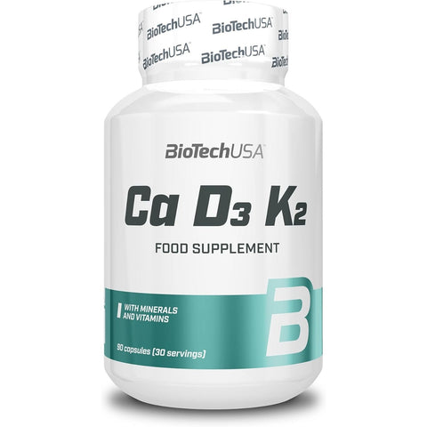 BIOTECH Ca Calcium D3 K2 Vitamin - 90 caps