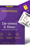 Universal U De-Stress & Sleep Multivitamin Ashwagandha & Theanine & Valerian Root & Melatonin 30 Pill Packs